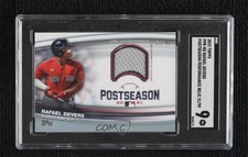 2022 Series 1 Postseason Performance Relics 21/99 Rafael Devers SGC 9 MINT 18ye