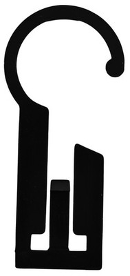 RoadPro RP-230 CB Radio Microphone Buddy Hook Holder Hanger Black Plastic