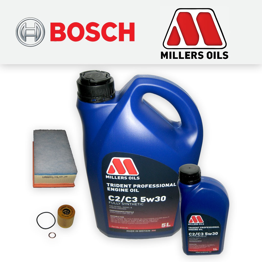 SERVICE KIT for PEUGEOT 307 2.0 HDI 16V AUTO OIL AIR FILTER +OIL (2004-2007)