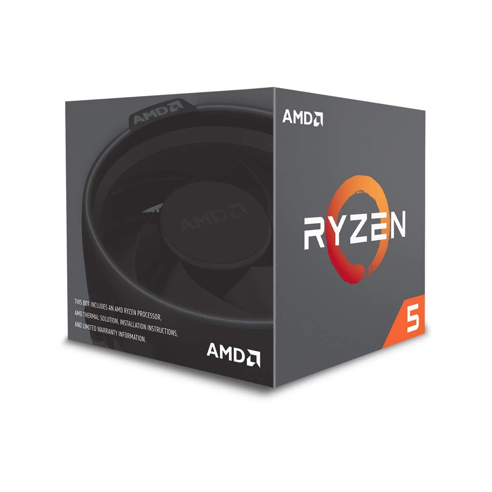 AMD Ryzen 5 1600 AF with Wraith Stealth cooler, 3.2GHz, 6 cores, 12 threads, 16M - Image 2 of 2