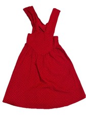 My Michelle Corduroy Red Dress Size 3/4 with Wide Strap