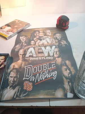 (1) AEW: Double or Nothing Poster (All Elite Wrestling) - 11x17 Inches | NEW USA