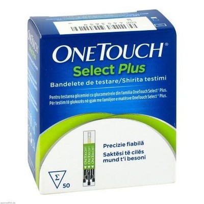 ONE TOUCH Select Plus Blutzucker Teststreifen Imp. 50 St