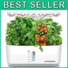 Hydroponic Growing System with LED Grow Light - 10 Pods