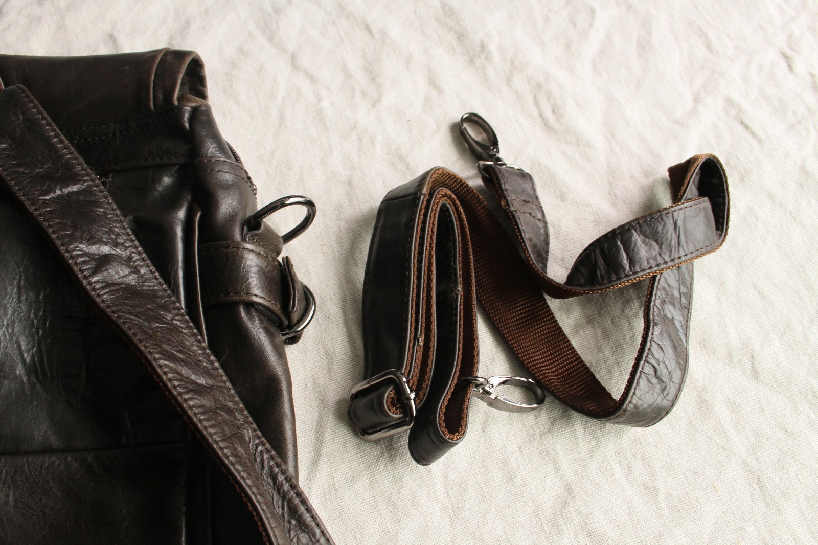 Ameri Leather Dark Brown Genuine Leather Backpack - image 14