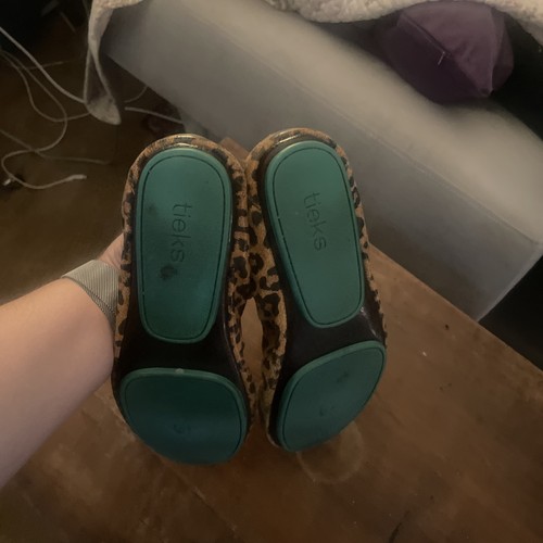 Tieks By Gavrieli Animal Cheetah Leopard Print Ballet Ballerina Flats Shoes Sz 7 - Picture 5 of 6