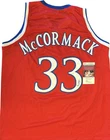Kansas Jayhawks David McCormack Signed Custom Basketball Jersey JSA Certified
