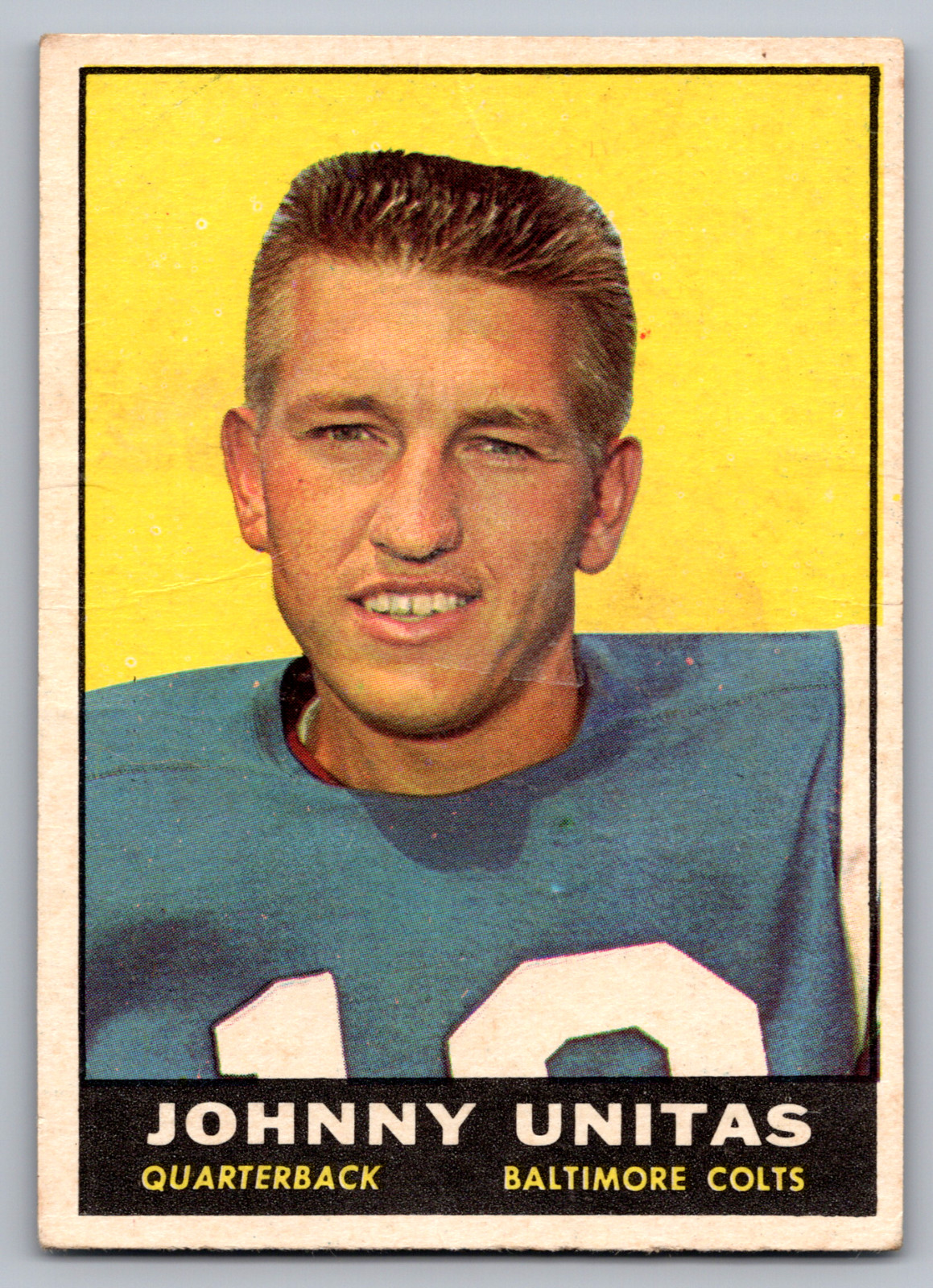 1961 TOPPS #1 JOHNNY UNITAS COLTS