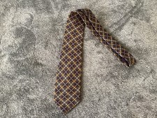 Robert Talbott Hassis Silk Tie Multicolored Geometric Pattern Made in USA