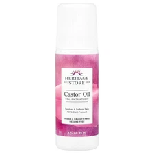 heritage store castor oil ROLL ON TREATMENT3FL OZ