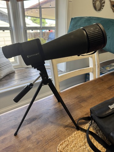 Cannocchiale BARSKA Benchmark 25-125x88 - Verde/Nero, Impermeabile, Per Birdwatching E Osservazione A Lunga Distanza - Foto 5