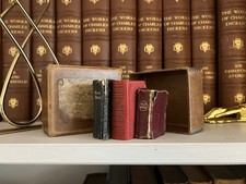 Miniature Books in Antique Little box