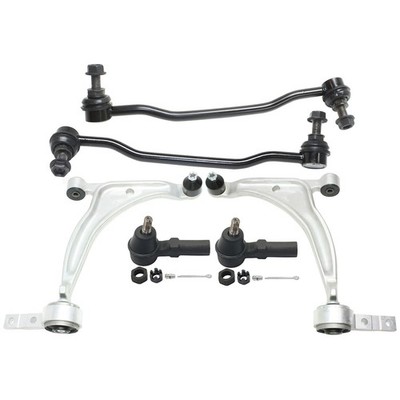 Front Lower Control Arm Sway Bar Link Outer Tie Rod Set For 04-08 Nissan Maxima