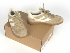 NEW Women's US 7.5 EU 38 Vince Oasis Suede Shearling Sneakers Sand Trail 