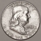 1962-D Franklin Half Dollar - Extra Fine - #4927EB