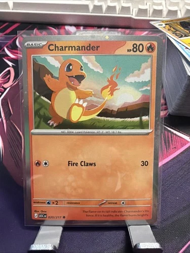 Pokemon Ascended Heroes Charmander 20/217 Cosmo Holo Promo