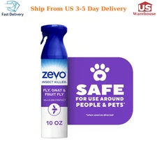 ZEVO Flying Insect Killer Spray for Gnats and Mosquitoes 10 oz