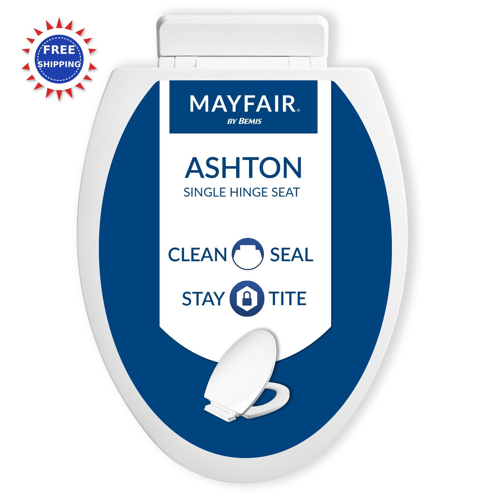 Ashton Easy Clean Single Hinge Modern Slow Close Wood