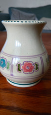 Honiton Devon Pottery Vintage Small Vase Signed "Manaton".