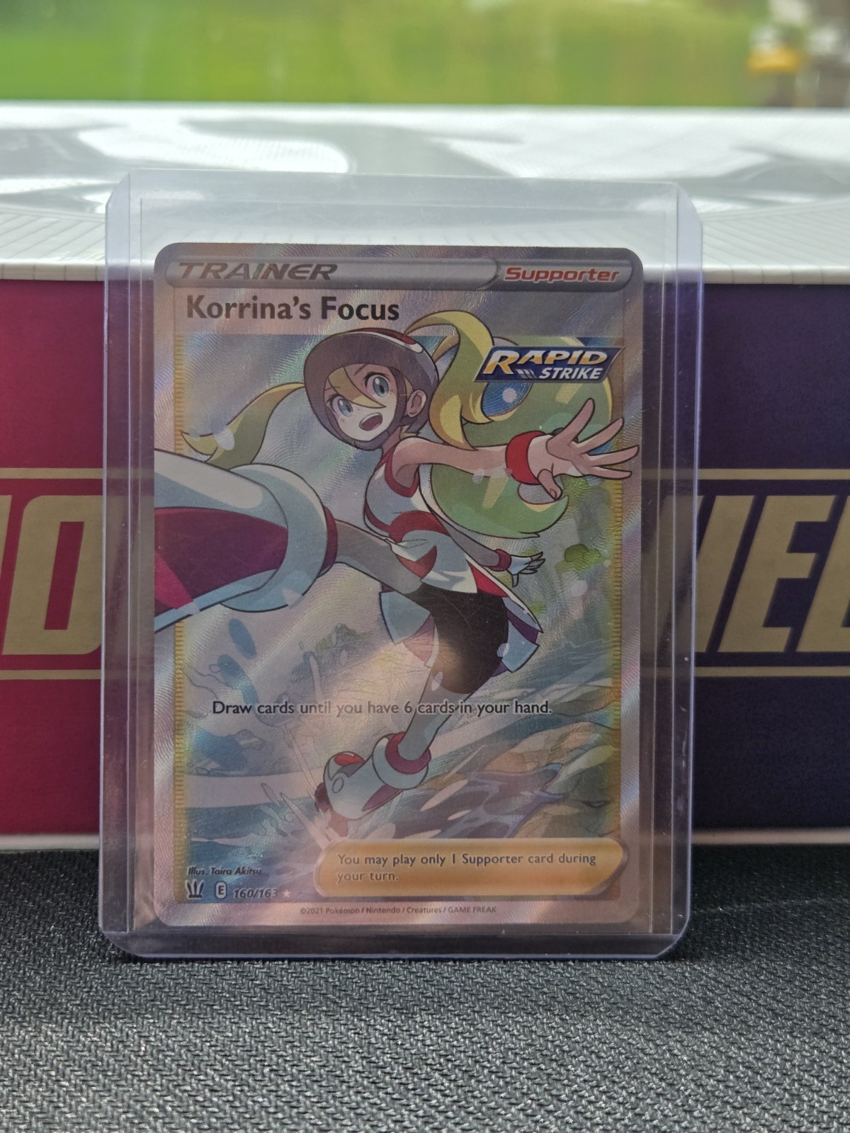 Korrina's Focus (Full Art) 160/163 Swsh05: Battle Styles Holo