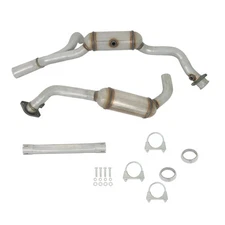 LABLT Y Pipe Catalytic Converter Set For Jeep Wrangler 3.8L 2010-2011 Front Side