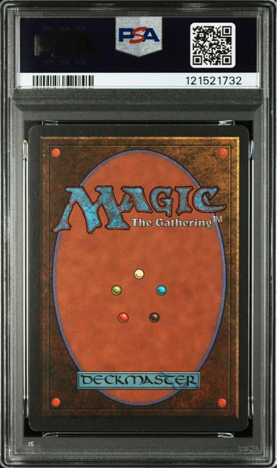 Magic The Gathering German 1994 Black Border Forest Card PSA6 - Image 2 of 2