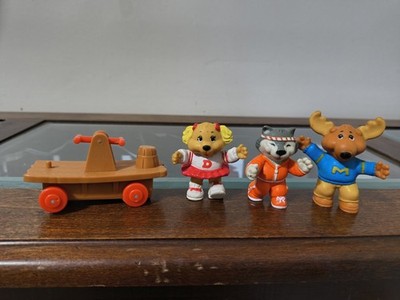 Vintage 1984 TOMY Get Along Gang Fun Wheelin Wind ups PVC Figures Lot of 3