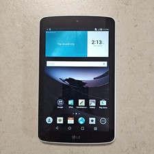 LG G Pad F 7.0 LK430 Android 5 Tablet Sprint - 8GB White - CRACKED 3812