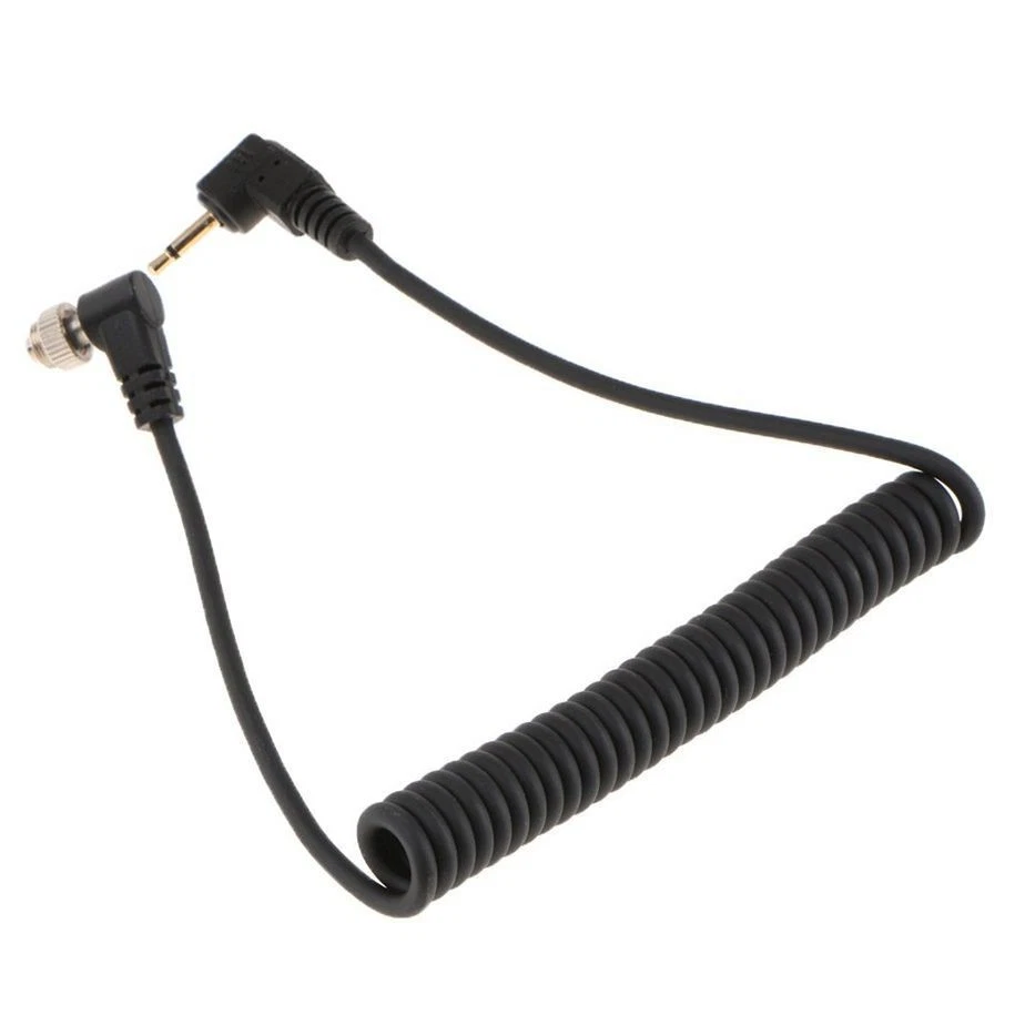 2.5mm To Male Flash PC Sync Cable Camera Flash Trigger Cord 40-100cm for DSLR - Image 2 of 4