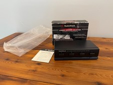 Four Way Stereo Speaker Selector NEW OPEN BOX  Radioshack 40-244