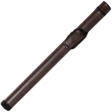 OKKO Billiard Pool Cue Hard Round Case Dark Brown 1x1