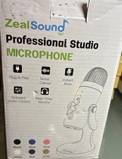 Zealsound USB Microphone, Condenser PC Mic W/Lightning Adapter For Phones