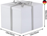 Kdmnzoo Geschenkbox Mit Deckel 32 X 32 X 25 Cm Groß Xxl, Geschenkbox Mit