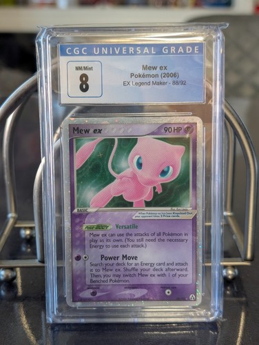 MEW Ex #88/92 Holo Pokemon 2006 EX Legend Maker CGC 8