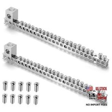 Set Ground Bar Kit with Ground Lug Compatible with 21 Terminal Positions 2
