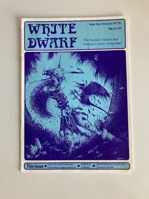 White Dwarf Ausgabe 4 - Dez 1977/Jan 1978 Original Games Workshop RPG Magazin