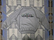 Vintage 90s Missoni Club Embroidered Logo Sweatshirt Gray Made In Italy Size 48