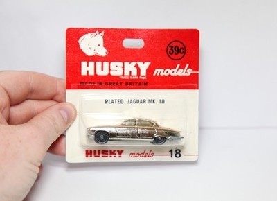 Husky No 18 Plated Jaguar MK 10 in OVP - Mint Ex Shop Stock RARE Lot 3