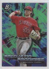 2018 Bowman Platinum Prismatic Prodigies Green 19/99 Brandon Marsh #PPP-39 0z8