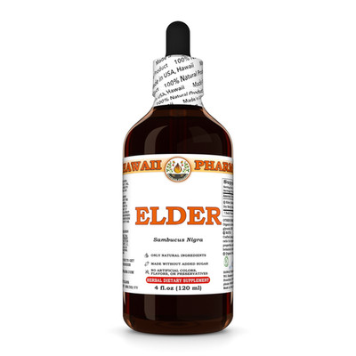 Elder (Sambucus Nigra) Tincture, Dried Berry Liquid Extract