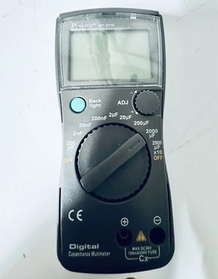 Proskit MT5110 3 1/2 Digital Capacitance Tester - Non-Functional / Parts