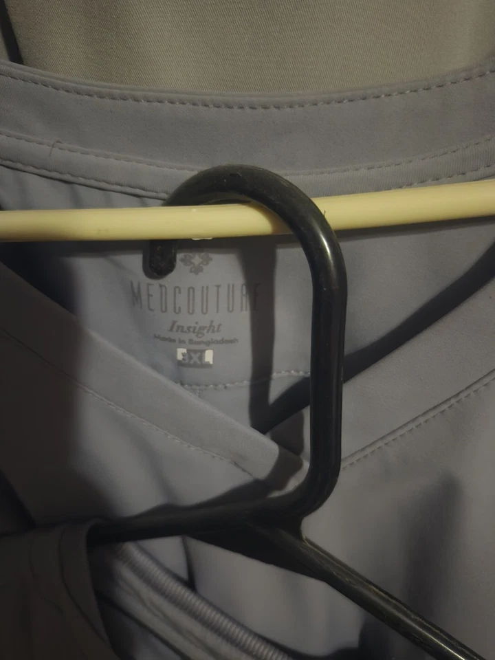 Gray Scrub Tops - Image 3 of 4