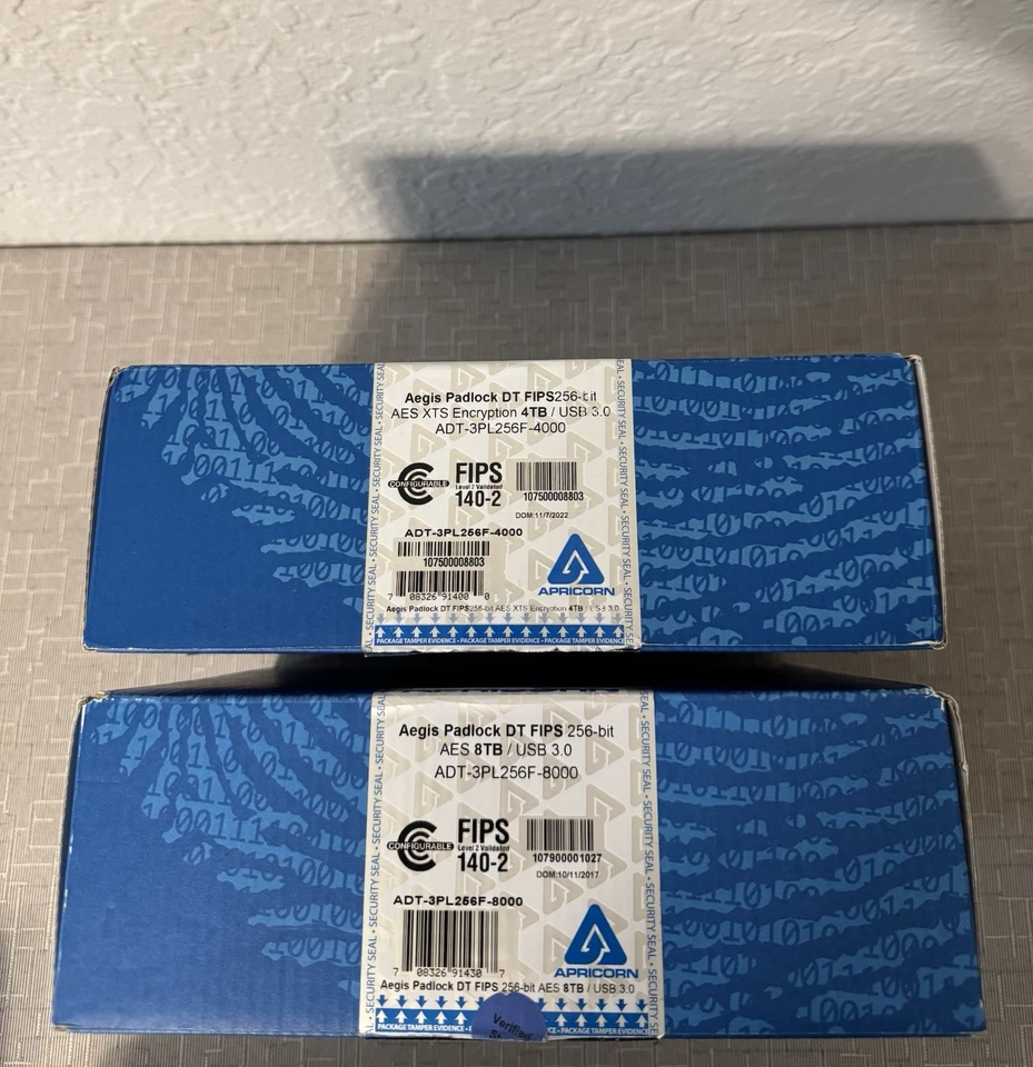 Apricorn Aegis Padlock DT 256-bit ES XTS Encryption USB 3.0 8TB + 4TB - Image 3 of 3