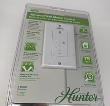 Hunter 99120 Universal Wall Mount Ceiling Fan Control Wireless New Sealed