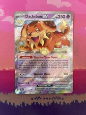 Pokemon Karte Dachsbun ex 067/142 Double Rare Stellar Crown Near Mint