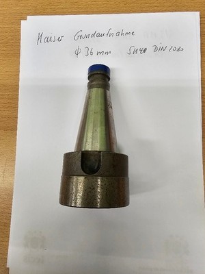 Kaiser Grundhalter  36mm SK 40 DIN 2080 für Deckel Fräsmaschine