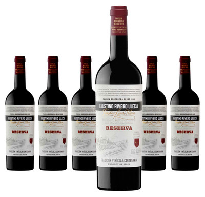 6 x Faustino Rivero Ulecia Reserva   2019
