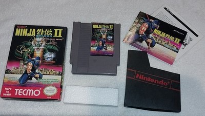 Tecmo Ninja Gaiden II The Dark Sword of Chaos NES Complete in Box Manual