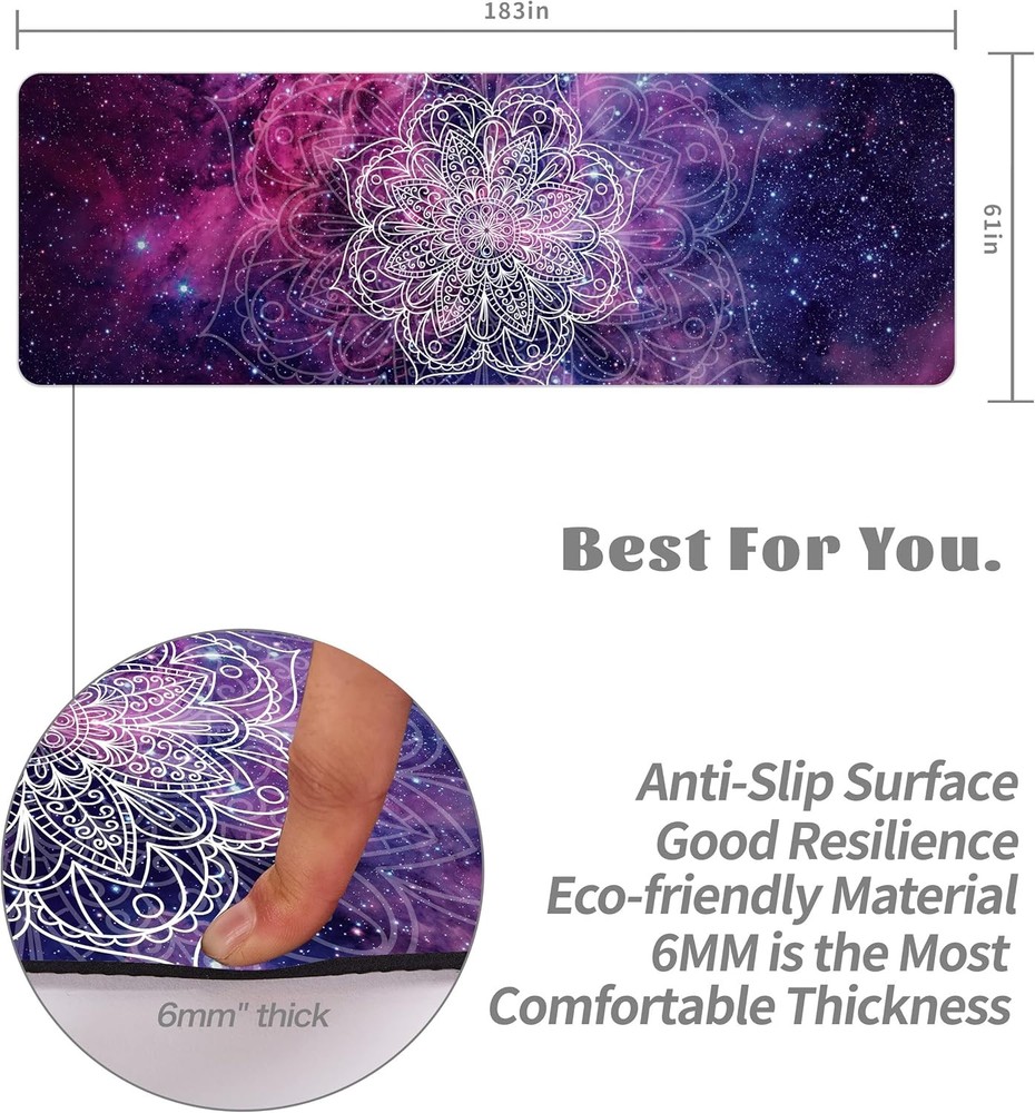 Non-Slip Double-Sided Eco Friendly TPE Yoga Exercise Fitness Mat Non-Slip Double-Sided Eco Friendly TPE Yoga Exercise Fitness Mat