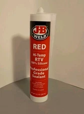 J-B Weld 31914 Red High Temperature RTV Silicone Gasket Maker and Sealant 10.3oz